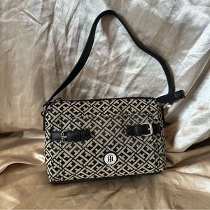 Tommy Hilfiger Mini Canvas Monogram Shoulder Bag